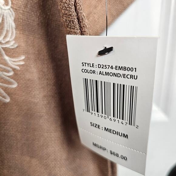 Malibu Drill Clothing Co Shirt Mens Medium Linen Look Textured Fabric Hawaiian - Picture 6 of 8